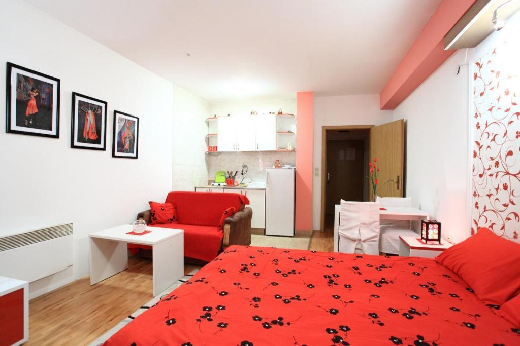 Ristevski Apartments Ohrid Rum bild