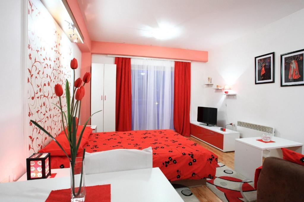 Ristevski Apartments Ohrid Rum bild